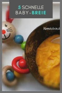 5 schnelle Breie fürs #baby - #beikost #babybrei #veggie #kochen #essenfürkinder #beikoststart #babyessen