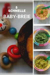 5 schnelle Breie fürs #baby - #beikost #beikoststart #kochen #babybrei #schwangerschaft #veggie