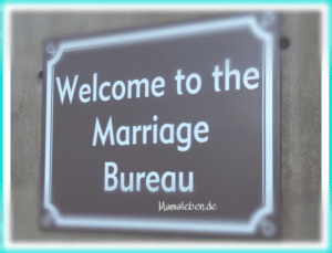 Schild vom Marriage Bureau in Las Vegas
