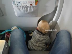 Baby XL Sitz im Fußraum Flugzeug