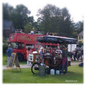 englischer Burger-Bus