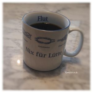 große Kaffeetasse maritim