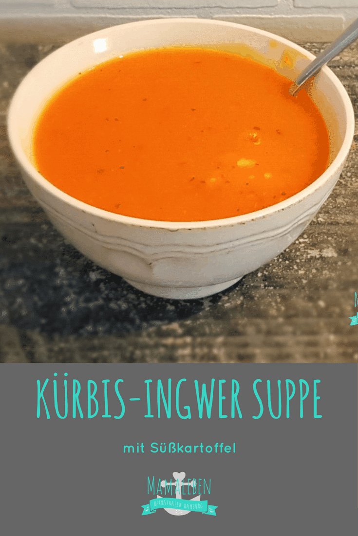 Kürbis Ingwer Suppe für die Jahreszeit 6 Zutaten