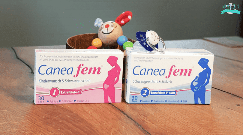 Titel_Caneafem für Kinderwunsch und Schwangerschaft mit Folsäure und Extrafolate S