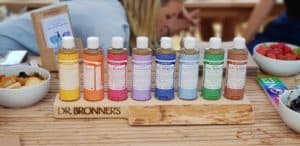 Naturseifen von Dr. Bronners Naturkosmetik im Karo Beach Club Hamburg