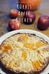 herbstlicher Apfel Kürbis Kuchen mit Xucker #backen #kürbis #apfel #herbst #rezept