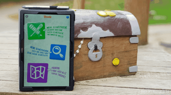 Troovie App Schatzsuche für Kinder selbst gestalten