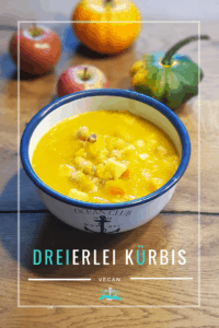 Kürbis Eintopf aus 3erlei #kürbis #vegan #eintopf #rezept