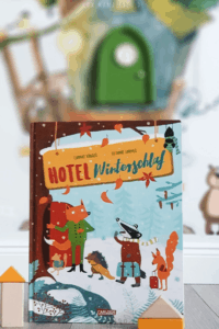 "Hotel Winterschlaf" - ein zauberhaftes Kinderbuch für den Herbst und Winter. #kinderbuch #herbst #winter #wald #kindergeburtstag 