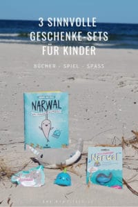 Werbung | Kennt ihr schon den Narwal? Das Einhorn des Meeres? Hier stelle ich euch 3 tolle Geschenkideen für Kinder vor. Sie verbinden Wissen, Spiel und Spaß ab 5 Jahren. #kinderbuch #wale #kleinkind #vorschule #schule #ostern #mosesverlag #mosesgeschenkideen