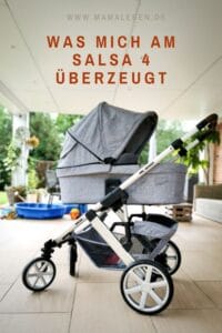 Werbung | Der #salsa4 #kinderwagen bietet ein großes Verdeck und rückwärts gerichtetes Schieben! #baby #geburt #schwangerschaft #mamaleben #kleinkind