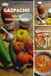 Wie wäre es mit einer Sommersuppe? Kalte #tomatensuppe a la #gazpacho #vegan und schnell gemacht #gesund #leichtekost #lowcarb #rezept #kochen #sommerküche 