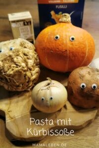 Pasta mit Kürbissoße - #vegan #pasta #beikost #nudeln #essenfürkinder #rezepte #kürbis