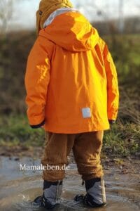 Jacke orange Übergang