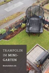 rechteckiges Trampolin für den Mini Garten