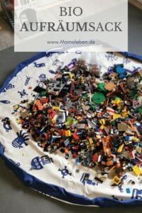 Werbung - ein #bio #aufräumsack gegen das #lego Chaos im #kinderzimmer #spiele #baby #kita #kleinkind #bausteine