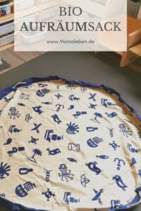 Werbung - #bio #spielesack aus #biobaumwolle - gegen das Chaos im #kinderzimmer #spielen #bausteine #kita #vorschule
