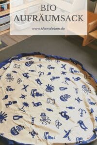 Werbung - #bio #spielesack aus #biobaumwolle - gegen das Chaos im #kinderzimmer #spielen #bausteine #kita #vorschule 