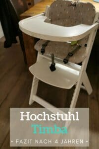 Nach über 4 Jahren überzeugt immer noch der #hochstuhl #timba - #baby #beikost #kleinkind #holz 