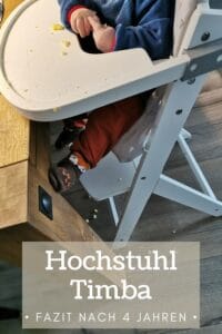 Nach über 4 Jahren überzeugt immer noch der #hochstuhl #timba - #baby #beikost #kleinkind #holz 