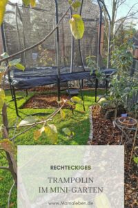 rechteckiges #trampolin im #garten