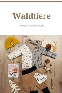 #kindermode #babymode mit Motiv #waldtiere #cordhose #herbst 