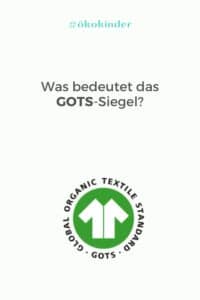 Was bedeutet dieses #gots Siegel auf #kindermode und Waren eigentlich? #mode #fairfashion #bio #öko #sozial #natur