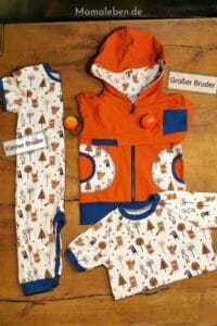 Geschwisterset #bio #kindermode #waldtiere #kidsfashion #babymode