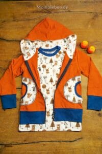 Jacke mit T-Shirt #bio #kindermode #waldtiere 