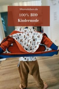 #biokindermode Jacke mit passendem Shirt #waldtiere 