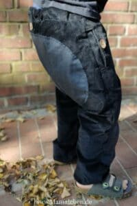 Handmade Cordhose Bio Schiefer