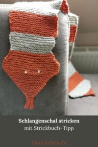 #schlangenschal #stricken für Anfänger mit #strickbuch Tipp - #kindermode #herbstmode #knitting
