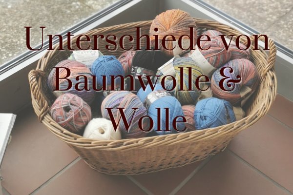 Unterschied von Baumwolle und Wolle