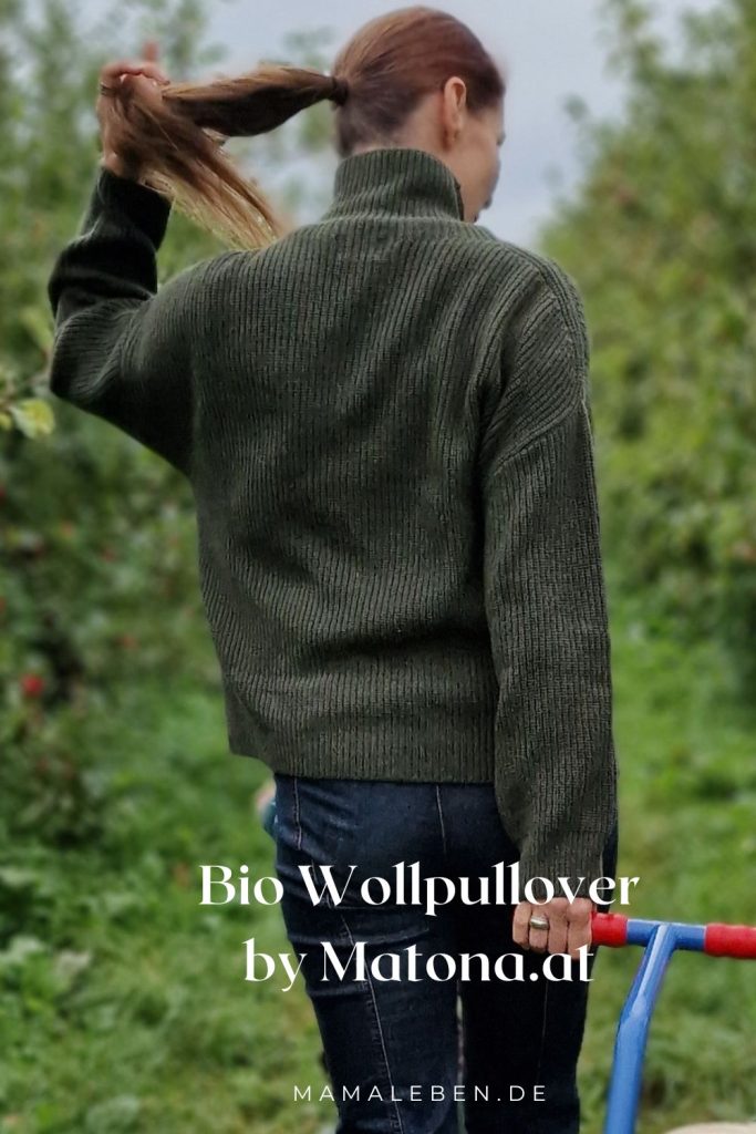 Bio Wollpullover Damen Pin