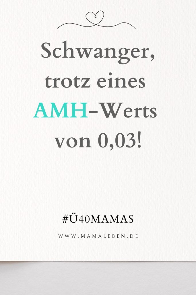 Schwanger trotz eines AMH Werts