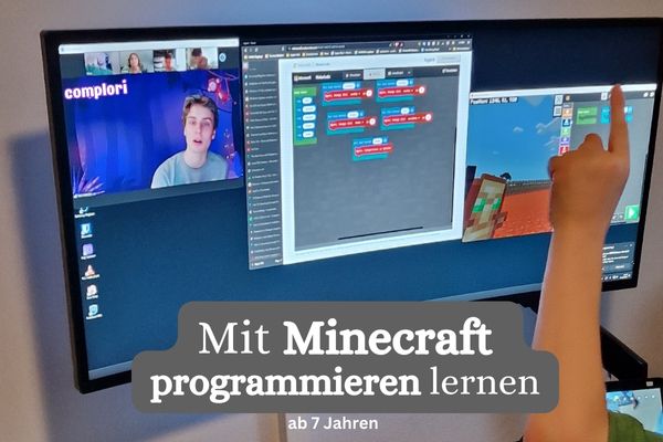 Mit Minecraft programmieren lernen bei Complori ab 7 Jahren