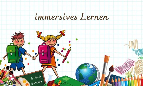 immersives lernen in der Grundschule in einer Englischklasse.