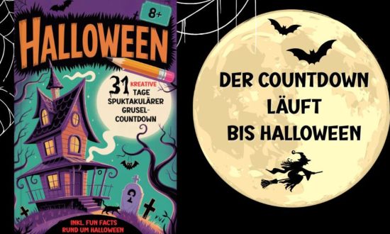 Halloween Countdown Buch für kreative Halloween Fans ab ca. 8 Jahren